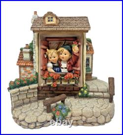 Goebel Hummel Vacation Time Set Hummelscape & Plaque 1002-D / 125 Excellent