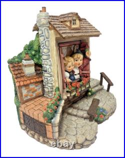 Goebel Hummel Vacation Time Set Hummelscape & Plaque 1002-D / 125 Excellent