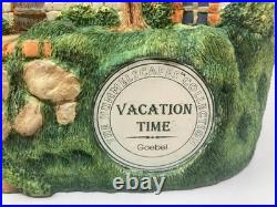 Goebel Hummel Vacation Time Set Hummelscape & Plaque 1002-D / 125 Excellent