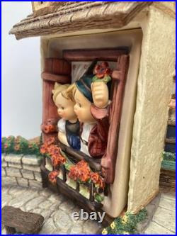 Goebel Hummel Vacation Time Set Hummelscape & Plaque 1002-D / 125 Excellent