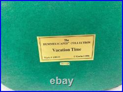 Goebel Hummel Vacation Time Set Hummelscape & Plaque 1002-D / 125 Excellent