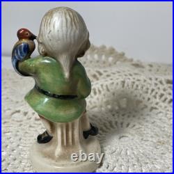 Goebel Hummel Vanity Fair Figurine WithParrotKF900A TMK-1 Incised Crown Imperial