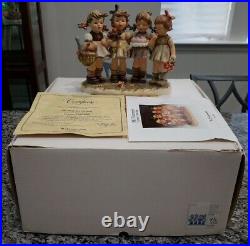 Goebel Hummel We Wish You The Best #600 Century Collection New Open Box with COA+