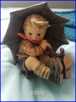 Goebel Hummell Umbrella Boy Stamped 152/0 A 1957 West Germany Figurine Used