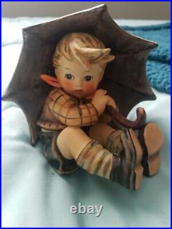 Goebel Hummell Umbrella Boy Stamped 152/0 A 1957 West Germany Figurine Used