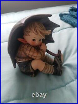 Goebel Hummell Umbrella Boy Stamped 152/0 A 1957 West Germany Figurine Used