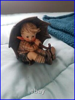 Goebel Hummell Umbrella Boy Stamped 152/0 A 1957 West Germany Figurine Used
