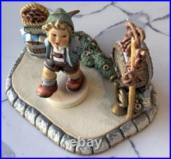 Goebel Ltd Ed Porcelain Marktplatz Dancer, Vintage German Cultural Decor Gifts