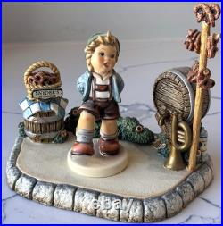 Goebel Ltd Ed Porcelain Marktplatz Dancer, Vintage German Cultural Decor Gifts