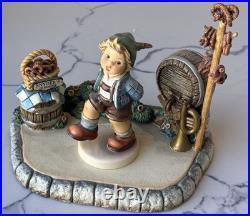 Goebel Ltd Ed Porcelain Marktplatz Dancer, Vintage German Cultural Decor Gifts