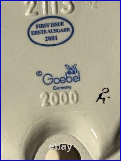 Goebel MI Hummel Figurine Extra Extra 2113 First Issue Limited Edition Box COA