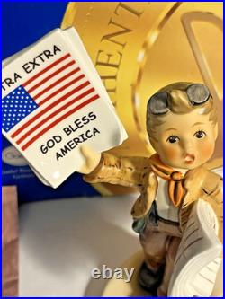 Goebel MI Hummel Figurine Extra Extra 2113 First Issue Limited Edition Box COA