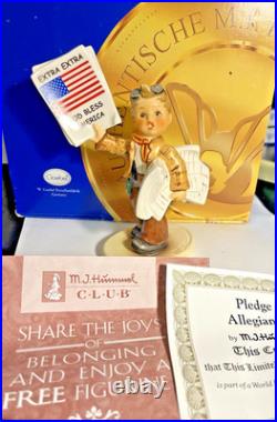 Goebel MI Hummel Figurine Extra Extra 2113 First Issue Limited Edition Box COA