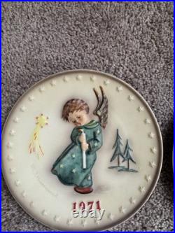 Goebel M. I. Hummel 25 Annual Plate 1972 West Germany 8 Bas Relief Porcelain