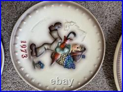 Goebel M. I. Hummel 25 Annual Plate 1972 West Germany 8 Bas Relief Porcelain