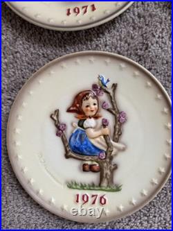 Goebel M. I. Hummel 25 Annual Plate 1972 West Germany 8 Bas Relief Porcelain