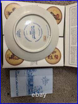 Goebel M. I. Hummel 25 Annual Plate 1972 West Germany 8 Bas Relief Porcelain
