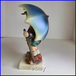 Goebel M. I. Hummel Stormy Weather #71 TMK2 Full Bee Germany 6.5 Figurine