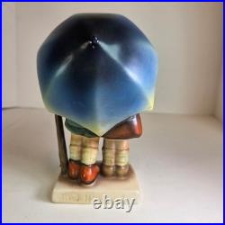 Goebel M. I. Hummel Stormy Weather #71 TMK2 Full Bee Germany 6.5 Figurine