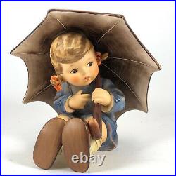 Goebel M. I. Hummel Umbrella Girl Figurine 152/0 B 1957 Geborgen Madchen