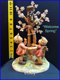 Goebel M. I. Hummel Welcome Spring Century Collection Porcelain Signed TMK7