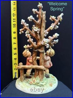 Goebel M. I. Hummel Welcome Spring Century Collection Porcelain Signed TMK7