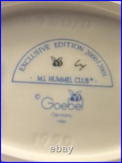 Goebel M. I. Hummel Will It Sting Figurine exclusive edition with bee stamp