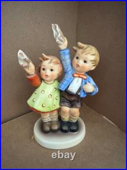 Goebel M. I. Hummel figure AUF WIEDERSEHEN Goodbye #153 Germany 1970's TMK6 Goebel M. I. Hummel figure AUF WIEDERSEHEN Goodbye #153 Germany 1970's TMK6