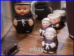 Goebel Monks German Figurines 10 Pieces (Excellent Condition)