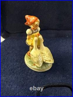 Goebel Olszewski Hummel Bronze Miniature Figurine GOOSE GIRL 283-P NEW IN BOX
