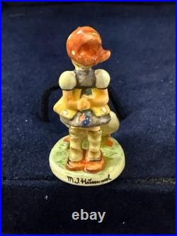 Goebel Olszewski Hummel Bronze Miniature Figurine GOOSE GIRL 283-P NEW IN BOX