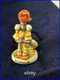 Goebel Olszewski Hummel Bronze Miniature Figurine GOOSE GIRL 283-P NEW IN BOX