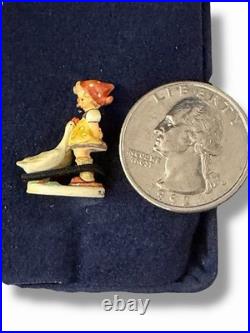 Goebel Olszewski Hummel Bronze Miniature Figurine GOOSE GIRL 283-P NEW IN BOX