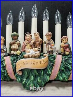 Goebel Studio Hummel Illuminated Christmas Mantle Joy To The World Limited Run