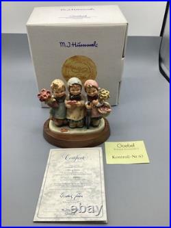 Goebel Trio of Wishes Figurine #1038 Hum 721 -2nd issue 00882 of 20,000 COA