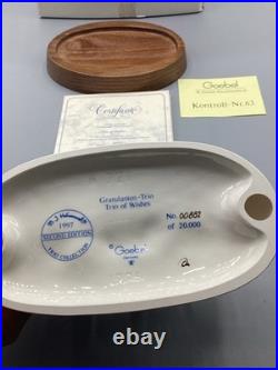 Goebel Trio of Wishes Figurine #1038 Hum 721 -2nd issue 00882 of 20,000 COA