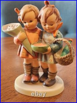 Goebel W Germany Hummel Going to Grandma's #52 /0 TMK 6 Signed With Box