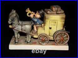 Goebel hummel figurine # 226 THE MAIL IS HERE Large 4.50 tall TMK 2 Full Bee