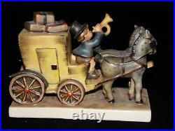 Goebel hummel figurine # 226 THE MAIL IS HERE Large 4.50 tall TMK 2 Full Bee