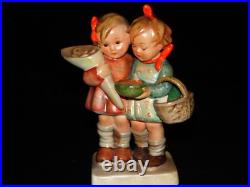 Goebel hummel figurine # 52/0 GOING TO GRANDMAS large 5.00 TMK 1 CROWN &TMK 2