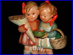 Goebel hummel figurine # 52/0 GOING TO GRANDMAS large 5.00 TMK 1 CROWN &TMK 2