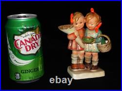Goebel hummel figurine # 52/0 GOING TO GRANDMAS large 5.00 TMK 1 CROWN &TMK 2