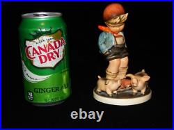 Goebel hummel figurine # 66 FARM BOY large 5.50 TMK 1 CROWN & TMK 2 FULL BEE