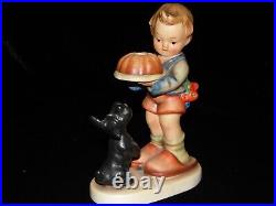 Goebel hummel figurine # 9 BEGGING HIS SHARE large 5,75 TMK 1 & TMK 2 CROWN