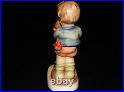 Goebel hummel figurine # 9 BEGGING HIS SHARE large 5,75 TMK 1 & TMK 2 CROWN