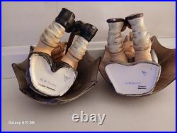 HUMMEL 5 UMBRELLA BOY 182/0 A 5 & UMBRELLA GIRL 152/0 B Etched w- 1957 Goebel