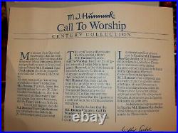 HUMMEL CALL TO WORSHIP#441 FIGURINE/CLOCKTMK 6LARGE 13 WithBOX/PAPERSMINT
