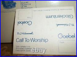 HUMMEL CALL TO WORSHIP#441 FIGURINE/CLOCKTMK 6LARGE 13 WithBOX/PAPERSMINT