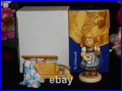 HUMMEL COLLECTORS FIGURE 2107/A Bee Hopeful Signed #1662 & LTD ED Hope Chest MIB