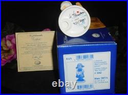 HUMMEL COLLECTORS FIGURE 2107/A Bee Hopeful Signed #1662 & LTD ED Hope Chest MIB